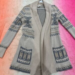 Chic Tribal Patterned Cardigan